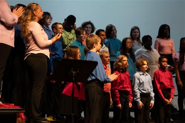 2023 All County Chorus Students Performing